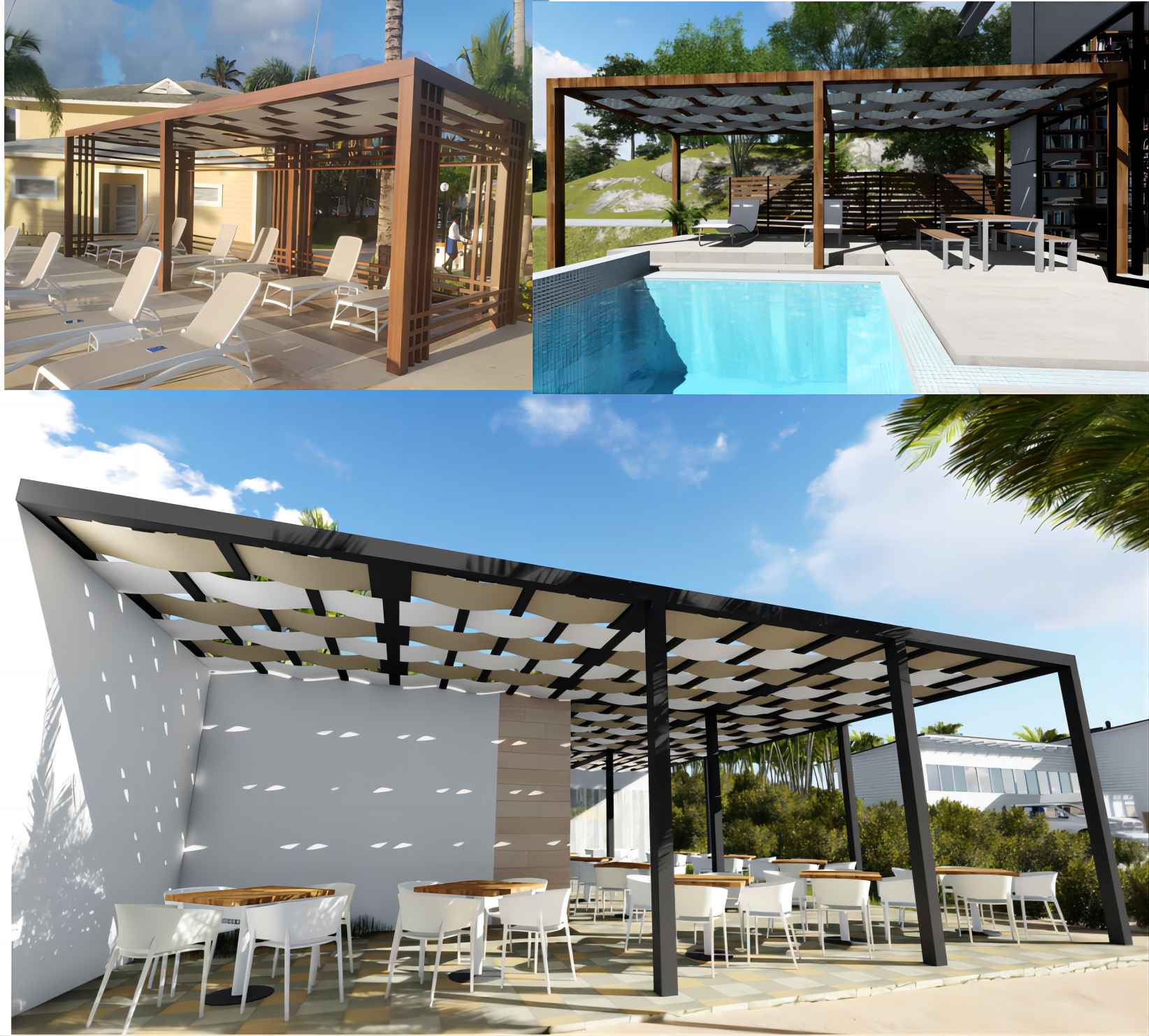 Pergola Shade Fabric Roof China Supplier